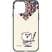 ghp7151-bk-d-ip13mini [iPhone 13 mini用ケース D.ジオメトリッククマサン ヨッシー ハイブリッドケース]