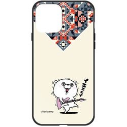 ghp7151-bk-d-ip13 [iPhone 13用ケース D.ジオメトリッククマサン ヨッシー ハイブリッドケース]