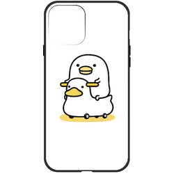 ghp7157-bk-b-ip13mini [iPhone 13 mini用ケース B.ウルセェトリトアヒル mame&co ハイブリッドケース]
