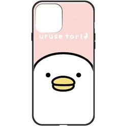 ghp7157-bk-c-ip13mini [iPhone 13 mini用ケース C.uruse tori ピンク mame&co ハイブリッドケース]