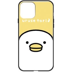 ghp7157-bk-d-ip13mini [iPhone 13 mini用ケース D.uruse tori イエロー mame&co ハイブリッドケース]