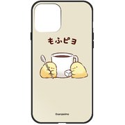 ghp7254-bk-b-ip13mini [iPhone 13 mini用ケース B.モフピヨトカップ サンポイモ ハイブリッドケース]
