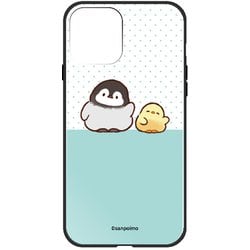 ghp7254-bk-d-ip13mini [iPhone 13 mini用ケース D.モフピヨトペンギンサン サンポイモ ハイブリッドケース]