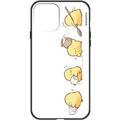 ghp7254-bk-e-ip13 [iPhone 13用ケース E.モフピヨトサトウトミルク サンポイモ ハイブリッドケース]