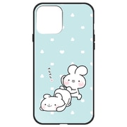ghp7256-bk-b-ip13mini [iPhone 13 mini用ケース B.ブルー パターン Musikyoto ハイブリッドケース]