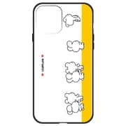 ghp7256-bk-e-ip13 [iPhone 13用ケース E.ホワイト イエロー Musikyoto ハイブリッドケース]