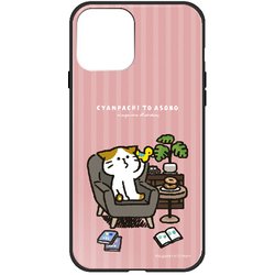ghp7263-bk-b-ip13 [iPhone 13用ケース B.クツロギチャンパチ スガワラアイ ハイブリッドケース]
