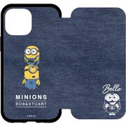 MINI-307A [iPhone 13 mini用 フリップ IIIIfit ボブ＆スチュアート]