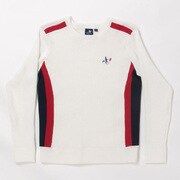 CL5LUJ53 M WHT [防風クルーネックニット レディース Mサイズ ホワイト]
