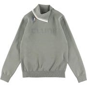 CL5LUG57 XXL GRY [リブ編みニット レディース XXLサイズ グレー]