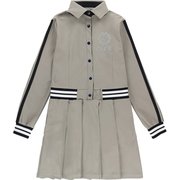 CL5LUQ58 M GRY [プリーツワンピース レディース Mサイズ グレー]