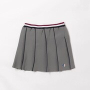 CL5LUP59 L GRY [ニットプリーツスカート レディース Lサイズ グレー]