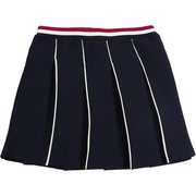 CL5LUP59 XL NVY [ニットプリーツスカート レディース XLサイズ ネイビー]