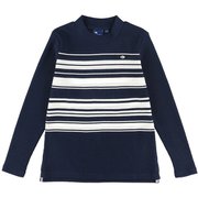 FD5LUG05 S NVY [Waffle H neck shirt（ワッフル ハイネックシャツ） レディース Sサイズ ネイビー]