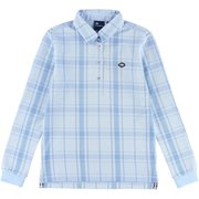 FD5LUG06 S SAX [JQ check LS polo レディース Sサイズ サックス]