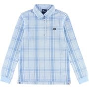 FD5LUG06 XXL SAX [JQ check LS polo レディース XXLサイズ サックス]