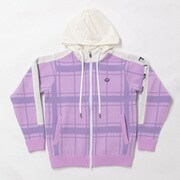 FD5LUY09 M PUL [Water-R check knit parka レディス M PUL]