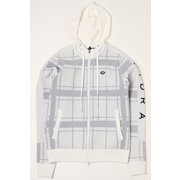 FD5LUY09 XL WHT [Water-R check knit parka レディス XL WHT]