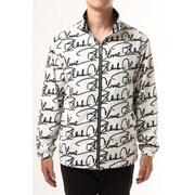 BA3LJS04 L WHT [PRINTED TAFFETA ZIP メンズ Lサイズ WHT]