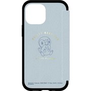 POKE-734B [iPhone 13 mini用 フリップ IIIIfit ポッチャマ]