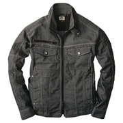 D-1111 [Dickies （ディッキーズ） ストレッチピンストライプジャケット カーボン LLサイズ]