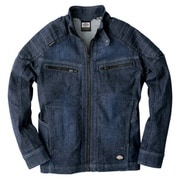 D-1430 [Dickies （ディッキーズ） ストレッチデニムジャケット インディゴ Mサイズ]