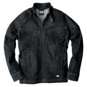 D-1430 [Dickies （ディッキーズ） ストレッチデニムジャケット ブラック Mサイズ]