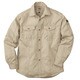 Dickies （ディッキーズ） 長袖ロールアップシャツ ベージュ Lサイズ D-1878