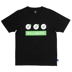 23933170-BLK-XL [Bellmark ベルマークアイコンTシャツ 半袖 ベルマーク点数付 BLACK LLサイズ]