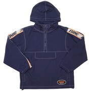 21046050-NVY-L [BIKE ロゴテープヴィンテージ アノラックパーカー アウター ハーフジップ NAVY Lサイズ]