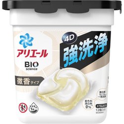 アリエール 洗濯洗剤 ジェルボール4D 炭酸機能でハジける洗浄力 微香 本体 12個 [ジェルボール洗剤]