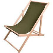 36660466 GREEN [WOODEN BEACH CHAIR]