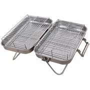36661060 SLV [SUITCASE BBQ TWIN GRILL]