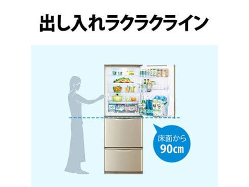 ⭐️未使用⭐️2021年製 SHARP 350L冷蔵庫 どっちもドア SJ-X355H-N シャープ Amazon | シャープ SHARP 冷蔵庫(幅60cm) 350L どっちもドア 3