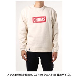 ヨドバシ.com - チャムス CHUMS チャムスロゴクルートップ CHUMS Logo Crew Top CH00-1299 W007 H- Natural/Red Sサイズ [アウトドア スウェット メンズ] 通販【全品無料配達】