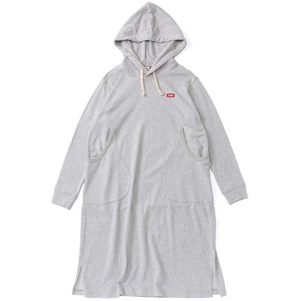 チャムス CHUMS  キーストーンブービーアンドミーパーカードレス Keystone Booby & Me Parka Dress CH18-1179 G005 H/Gray WMサイズ [アウトドア スウェットワンピース レディース]