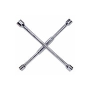 メルテック 車用 クロスレンチ タイヤ交換工具 折りたたみ式 薄型ソケット(17・19・21・23mm) シルバー MT-4