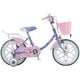子ども用自転車 エコキッズ カラフル 14型 ラベンダー&ピンク EKC14 2A927B0