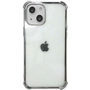 BDVCSA04-IP13-SL [iPhone 13用 Devia フレーム メッキ ソフトケース 背面クリアシルバー/Glitter shockproof soft case iPhone13 2021 （6.1）]
