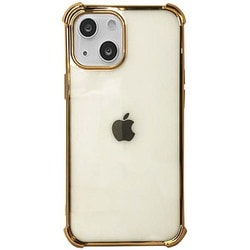 BDVCSA04-IP13-GD [iPhone 13用 Devia フレーム メッキ ソフトケース 背面クリア ゴールド/Glitter shockproof soft case iPhone13 2021 （6.1）]