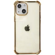 BDVCSA04-IP13-GD [iPhone 13用 Devia フレーム メッキ ソフトケース 背面クリア ゴールド/Glitter shockproof soft case iPhone13 2021 （6.1）]