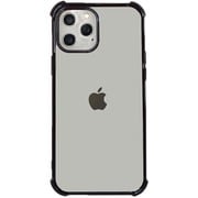 BDVCSA04-IP13P-BK [iPhone 13 Pro用 Devia フレーム メッキ ソフトケース 背面クリア ブラック/Glitter shockproof soft case iPhone13 2021 （6.1 Pro）]
