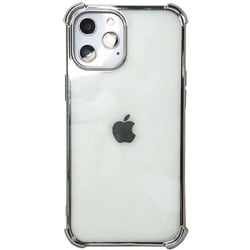 BDVCSA04-IP13P-SL [iPhone 13 Pro用 Devia フレーム メッキ ソフトケース 背面クリア シルバー/Glitter shockproof soft case iPhone13 2021 （6.1 Pro）]