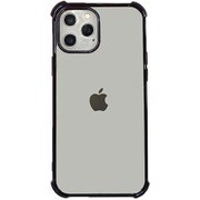 BDVCSA04-IP13L-BK [iPhone 13 Pro Max用 Devia フレーム メッキ ソフトケース 背面クリア ブラック/Glitter shockproof soft case iPhone13 2021 （6.7）]