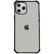 BDVCSA04-IP13L-BL [iPhone 13 Pro Max用 Devia フレーム メッキ ソフトケース 背面クリア ブルー/Glitter shockproof soft case iPhone13 2021 （6.7）]