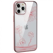 BDVCSA06-IP13P-GD [iPhone 13 Pro用 Devia 花柄 スワロフスキー クリア ケース カバー ゴールド/Crystal Flora case iPhone13 2021 （6.1 Pro）]