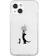 AK20963i13MN [iPhone 13 mini用 ソフトクリアケース 親子キャット]