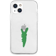AK20983i13 [iPhone 13用 ソフトクリアケース ワニ]