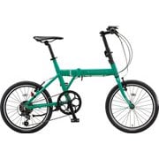 折りたたみ自転車 シルヴァ F6F 20サイズ E.Xコバルトグリーン LF6F21 1B15XD0