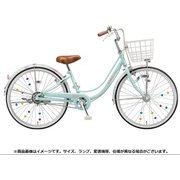 ジュニア向け自転車 リコリーナ 24型 変速なし ダイナモランプモデル E.Xミストグリーン RC401 1C10XA0